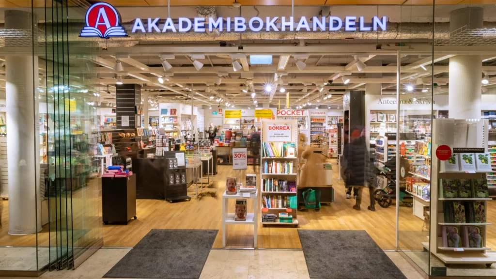 Fältöversten Akademibokandeln på Karlaplan