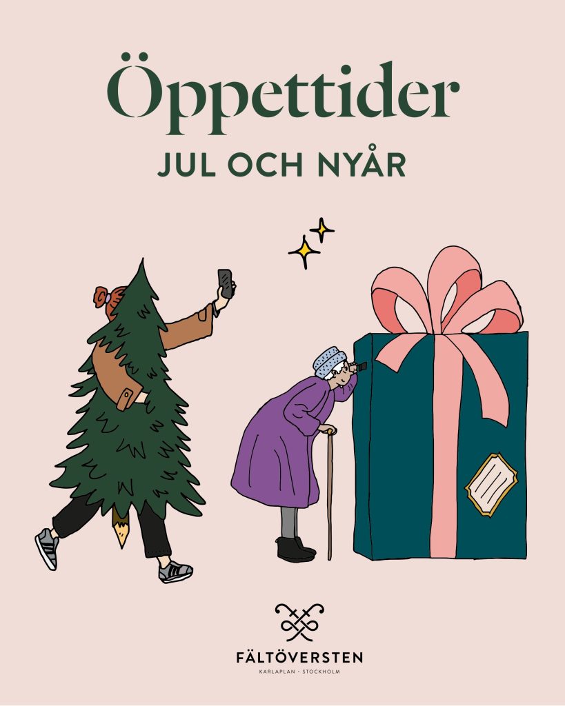 Öppettider jul och nyår fältöversten