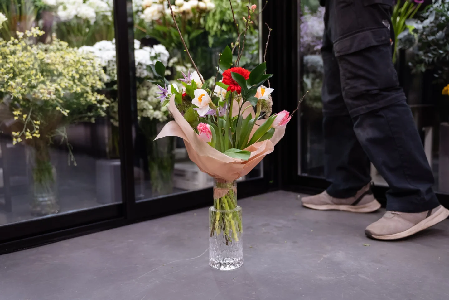 Bukett fältöverstens florist