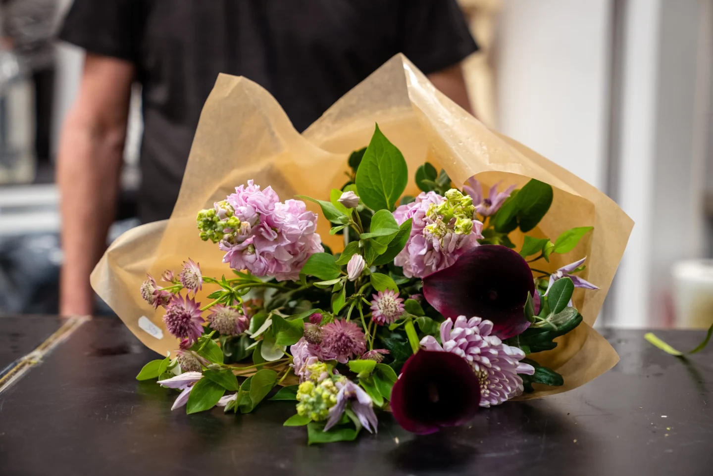 Blomsterbukett Fältöverstens florist