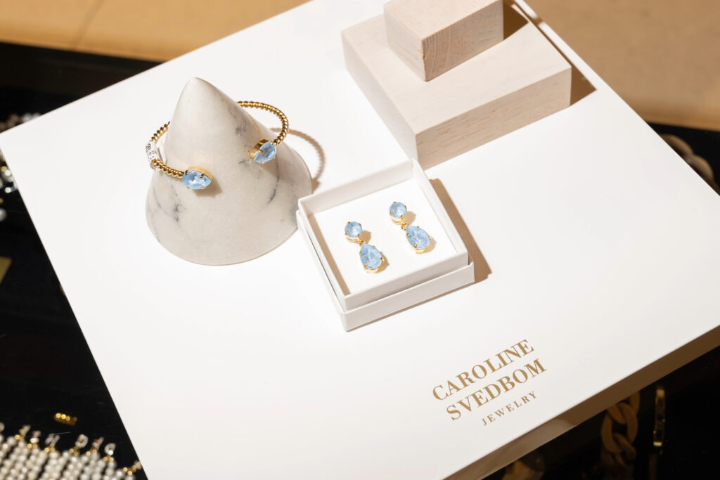 Smycken med blå stenare Caroline Svedbom